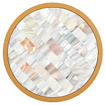 Бра в форме диска с перламутровыми прямоугольниками из морской ракушки Touch of Marine Charm варинант исполнения - 2 | Loft Concept во Владивостоке