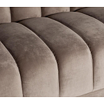 Диван трехместный велюровый серый Island of Comfort варинант исполнения - 4 | Loft Concept во Владивостоке