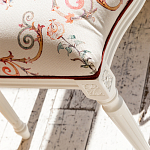 Стул из массива бука бежевый с растительным орнаментом Raffael Angel Beige Chair варинант исполнения - 5 | Loft Concept во Владивостоке