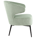 Современное мягкое кресло на металлических ножках Rakush Pistachio варинант исполнения - 5 | Loft Concept во Владивостоке