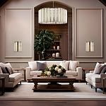 Люстра с абажуром из стекла и премиального алебастра Ravishment варинант исполнения - 7 | Loft Concept во Владивостоке