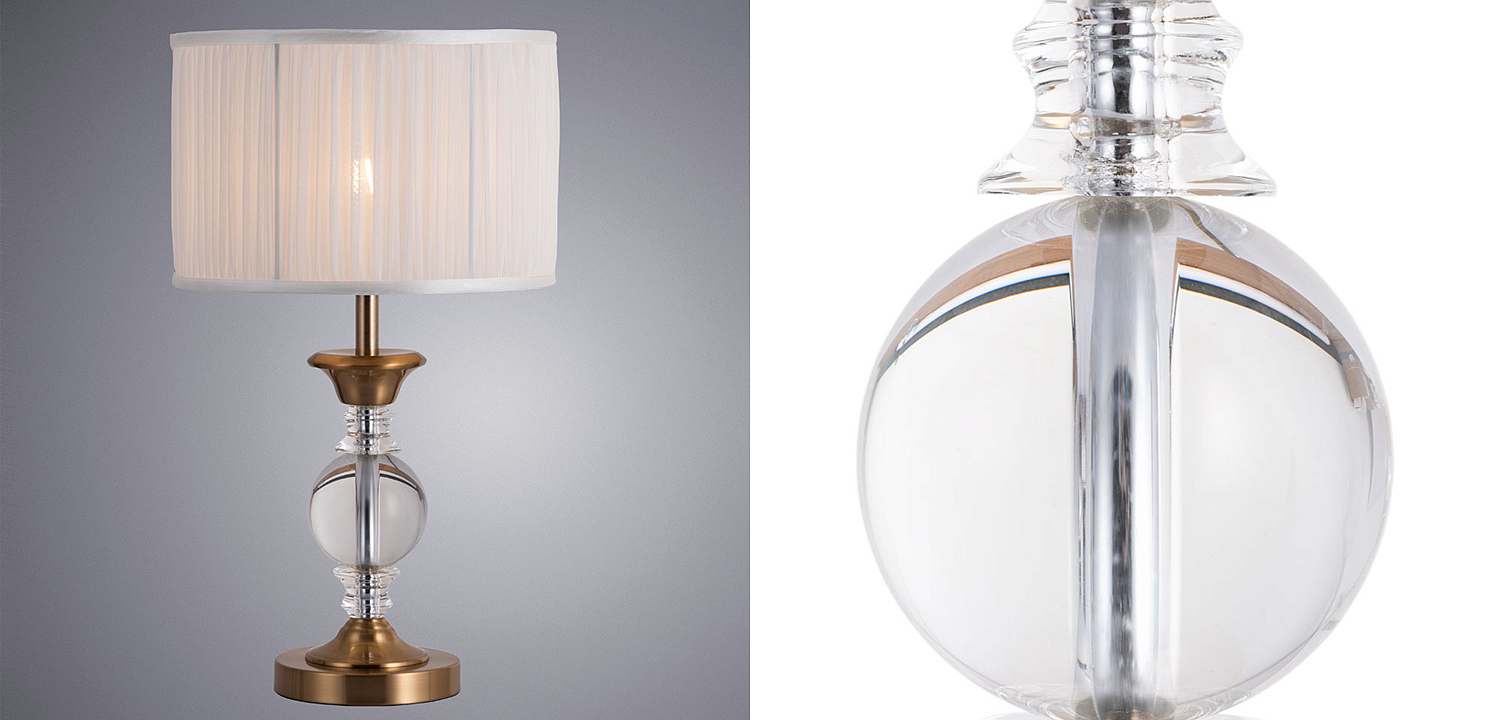 Настольная лампа Fluid glass lamp Настольная лампа Fluid glass lamp - Loft-Concept во Владивостоке