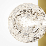 Бра с плафоном из прозрачного стекла с пузырьками воздуха Effervia варинант исполнения - 3 | Loft Concept во Владивостоке