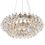 Люстра с хрустальными подвесками в форме капель Sidney Crystal Chandelier 80 варинант исполнения - 1 | Loft Concept во Владивостоке