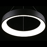 Люстра подвесная светодиодная Black Circle варинант исполнения - 4 | Loft Concept во Владивостоке