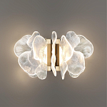 Бра с крупными прозрачными лепестками с рельефной поверхностью Ethereal Bloom варинант исполнения - 4 | Loft Concept во Владивостоке