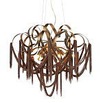 Люстра подвесная с переплетенными металлическими лентами и цепочками Atlantis Chain варинант исполнения - 1 | Loft Concept во Владивостоке