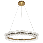 Кольцевая люстра с хрустальным декором Rowan Crystal Ring Horizontal Chandelier варинант исполнения - 2 | Loft Concept во Владивостоке