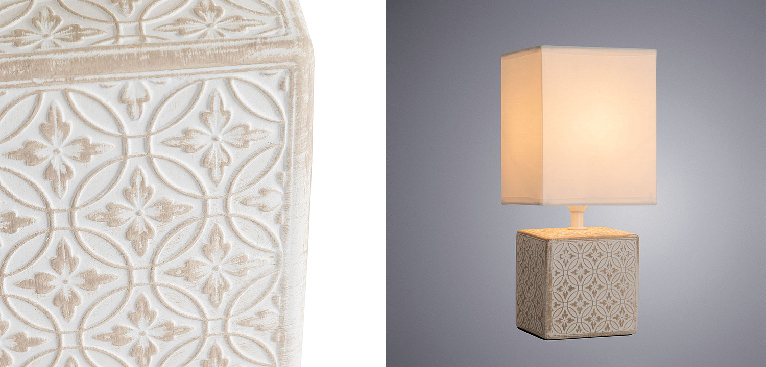 Настольная лампа Дизайнерская Lazio Ivory Table Lamp Настольная лампа Дизайнерская Lazio Ivory Table Lamp - Loft-Concept во Владивостоке