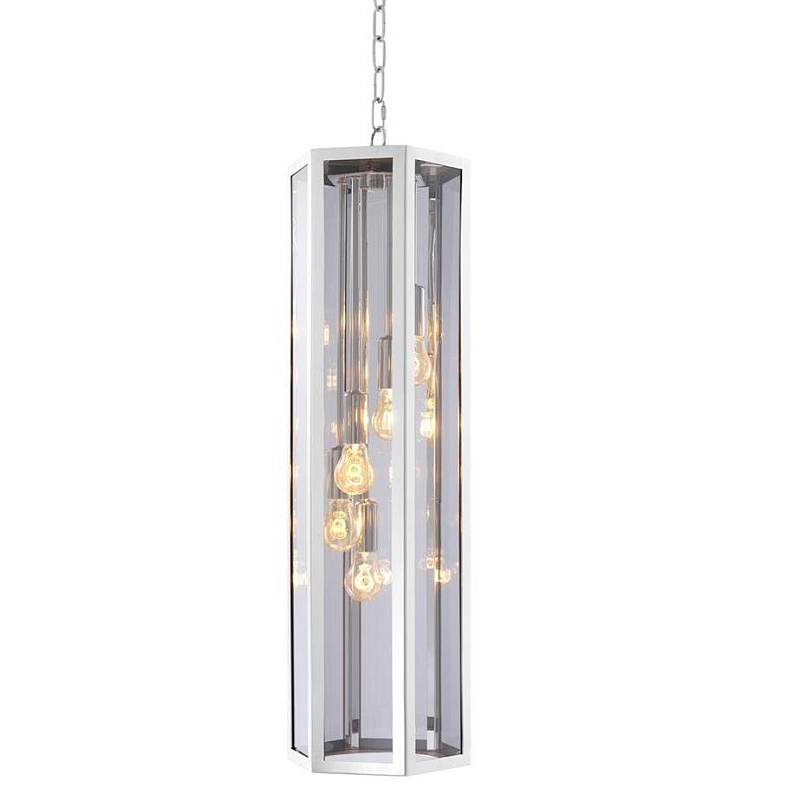 Люстра Chandelier Rondoni Nickel Никель Дымчатый (Smoke) Люстра Chandelier Rondoni Nickel Никель Дымчатый (Smoke) во Владивостоке | Loft Concept