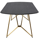 Обеденный стол на металлических ножках Ward Brass Dining Table варинант исполнения - 3 | Loft Concept во Владивостоке