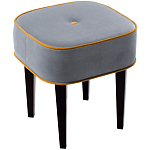 Квадратный мягкий пуф на черных ножках Winton Pouf Square варинант исполнения - 11 | Loft Concept во Владивостоке