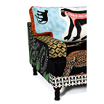 Большой Трехместный Диван с цветным принтом Qalakabusha Large Sofa варинант исполнения - 4 | Loft Concept во Владивостоке