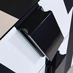 Дизайнерский комод в чёрно-белую полоску Ziqqurat варинант исполнения - 1 | Loft Concept во Владивостоке