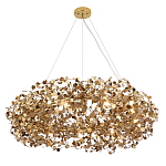 Люстра подвесная круглая с многочисленными металлическими круглыми элементами Terzani Argent варинант исполнения - 5 | Loft Concept во Владивостоке