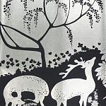 Обои ручная роспись в стиле Арт-деко Rateau Original colourway on Electrum gilded paper варинант исполнения - 2 | Loft Concept во Владивостоке