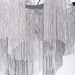 Люстра потолочная с металлическими цепочками Диаметр 99 см Atlantis Chain варинант исполнения - 4 | Loft Concept во Владивостоке