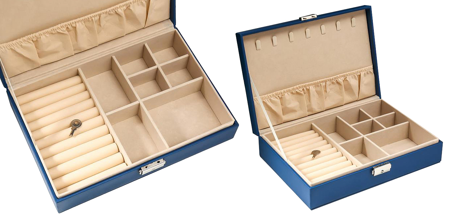 Шкатулка Mazarine Jewerly Organizer Box blue Шкатулка Mazarine Jewerly Organizer Box blue - Loft-Concept во Владивостоке