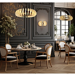 Люстра круглая с фактурными элементами в виде ракушек Inspired Sea варинант исполнения - 6 | Loft Concept во Владивостоке