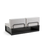 Садовый диван на каркасе из алюминия Petro варинант исполнения - 2 | Loft Concept во Владивостоке