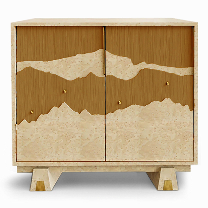 Буфет Okinawa Ginger Бежевый Горчичный Золотой во Владивостоке | Loft Concept 