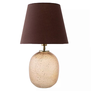 Настольная лампа с тканевым абажуром на овальном основании Lampshade on Oval Base