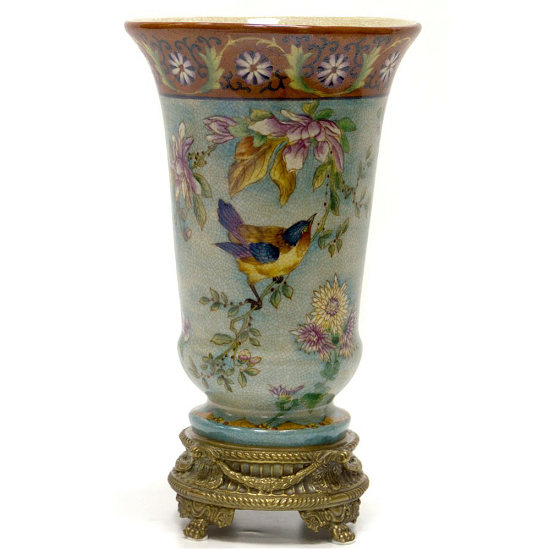 Фарфоровая ваза Vase Canary Мульти Бронза Фарфоровая ваза Vase Canary Мульти Бронза во Владивостоке | Loft Concept