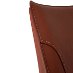 Стул коричневый из искуственной кожи на 4-х ножках Enigma Brown варинант исполнения - 4 | Loft Concept во Владивостоке