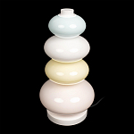 Настольная лампа из стеклянных сфер в пастельных тонах Высота 40 см Pastel Lunaria варинант исполнения - 3 | Loft Concept во Владивостоке