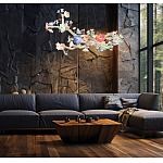 Люстра с цветочным декором Miscellaneous herbs варинант исполнения - 5 | Loft Concept во Владивостоке