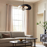 Люстра круглая с 2-мя металлическими абажурами Andromeda варинант исполнения - 6 | Loft Concept во Владивостоке