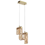 Подвесной светильник волнистой формы из фактурного стекла Wave варинант исполнения - 1 | Loft Concept во Владивостоке