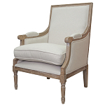Кресло William Classical Armchair beige flax варинант исполнения - 3 | Loft Concept во Владивостоке