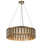 Люстра со стеклянными цилиндрическими плафонами Luminous Cylinders Amber Round варинант исполнения - 4 | Loft Concept во Владивостоке