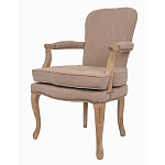 Кресло Aubrey Classical Armchair brown flax варинант исполнения - 3 | Loft Concept во Владивостоке