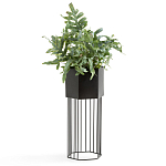 Кашпо Elevated Planters Сlive 59 черное  варинант исполнения - 2 | Loft Concept во Владивостоке