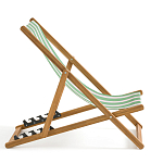 Шезлонг из акации и ткани Argentina варинант исполнения - 6 | Loft Concept во Владивостоке