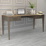 Рабочий стол коричневый с 2-мя ящиками Harper Line варинант исполнения - 2 | Loft Concept во Владивостоке