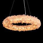 Люстра кольцевая с частичками натурального горного хрусталя Crystal Shimmer варинант исполнения - 2 | Loft Concept во Владивостоке