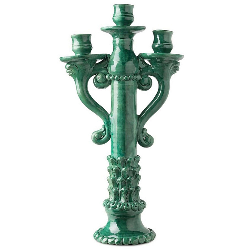 Подсвечник Candleholder Heart X3 Зеленый Подсвечник Candleholder Heart X3 Зеленый во Владивостоке | Loft Concept