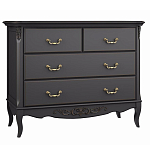 Комод черный из массива бука в стиле прованс Black Provence варинант исполнения - 2 | Loft Concept во Владивостоке