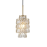 Подвесной светильник с декором из натуральной морской ракушки Iridescent Light варинант исполнения - 1 | Loft Concept во Владивостоке