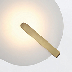 Потолочный светильник в форме плоского диска из белого матового стекла Eurofase варинант исполнения - 4 | Loft Concept во Владивостоке