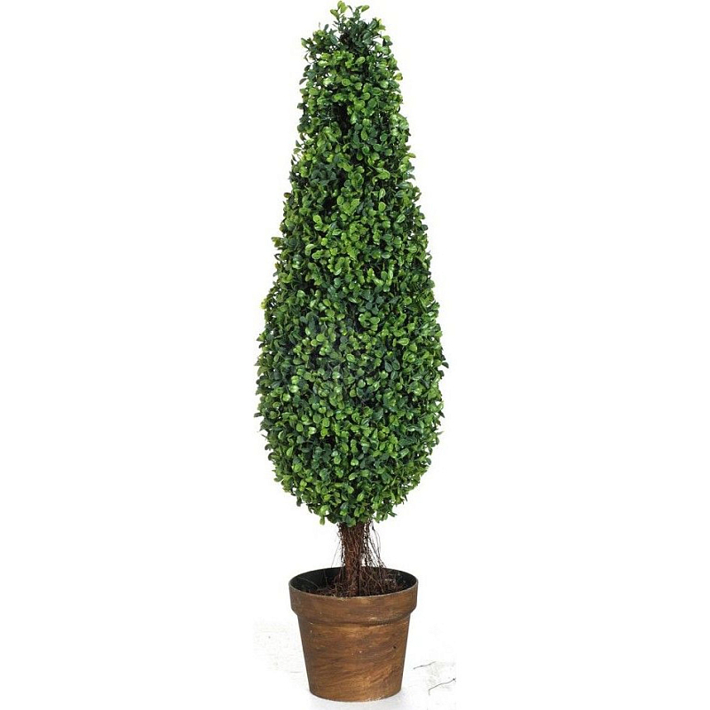 Декоративный искусственное растение Boxwood tree Зеленый Бежевый Коричневый во Владивостоке | Loft Concept 