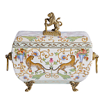 Шкатулка с фигуркой льва на крышке Eden Garden варинант исполнения - 3 | Loft Concept во Владивостоке