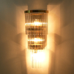 Бра с золотистым основанием и прозрачными трубками Nembus варинант исполнения - 6 | Loft Concept во Владивостоке