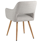 Стул в рогожке серого цвета NEASAN STOOL варинант исполнения - 4 | Loft Concept во Владивостоке