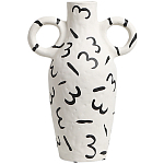 Декоративная ваза White Doodle Vase M варинант исполнения - 1 | Loft Concept во Владивостоке