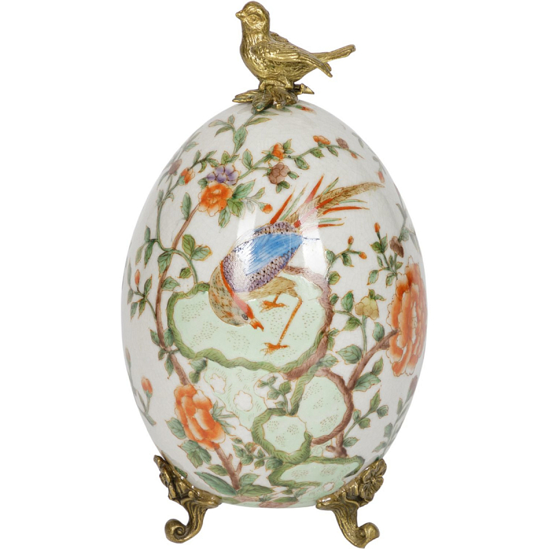Фигурка Designer Egg Золотой Бежевый Коричневый Голубой Фигурка Designer Egg Золотой Бежевый Коричневый Голубой во Владивостоке | Loft Concept