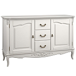 Буфет белый из массива бука с 3-мя ящиками и 2-мя дверцами White Provence варинант исполнения - 1 | Loft Concept во Владивостоке